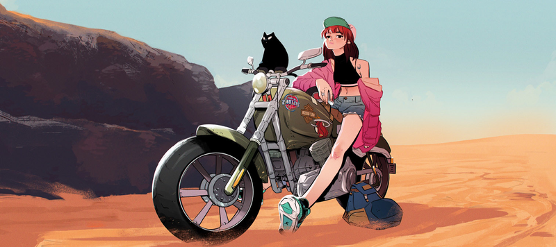 Illustration for article titled Bike Girl